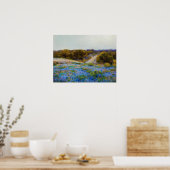 Poster Onderdonk - Bluebonnets à la fin de l'après-midi (Cuisine)