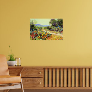 Poster Onderdonk - Cactus en fleurs