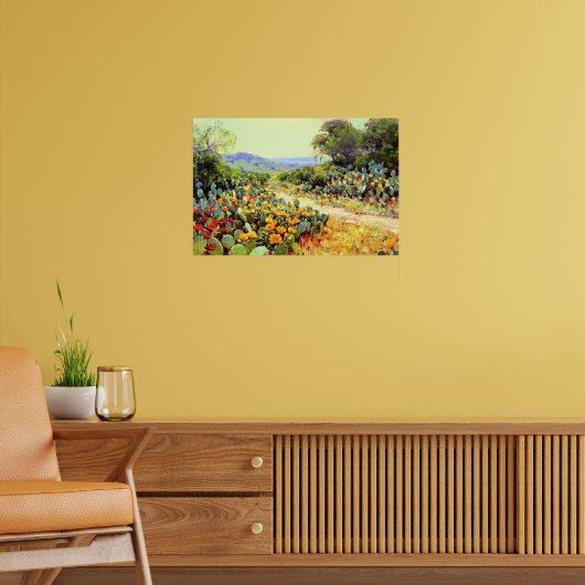 Poster Onderdonk - Cactus en fleurs (Salon 2)