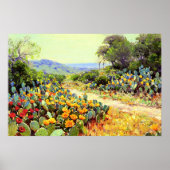 Poster Onderdonk - Cactus en fleurs (Devant)