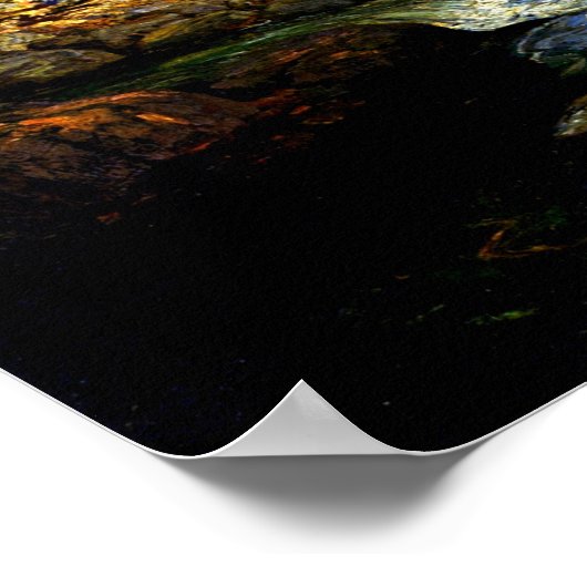 Poster Onderdonk - Forest Stream, peinture d'art (Coin)