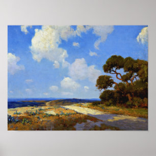 Poster Onderdonk - Hill Country Lane