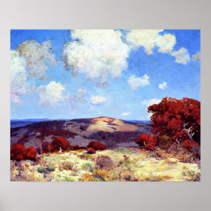 Poster Onderdonk - In the Hills of the Spanish Oaks