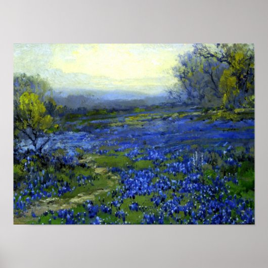 Poster Onderdonk - Matin dans les bleuebonnets (Devant)