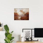 Poster Onderdonk - Paysage d'octobre (Bureau à domicile)
