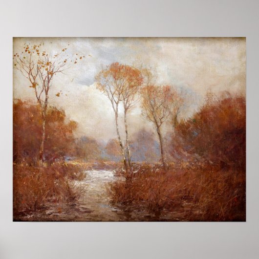 Poster Onderdonk - Paysage d'octobre (Devant)