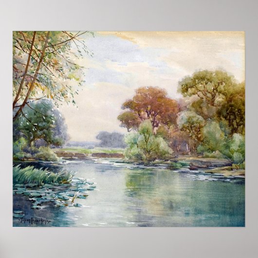 Poster Onderdonk - Paysage sans titre (Devant)