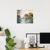 Poster Onderdonk - Paysage sans titre (Bureau à domicile)