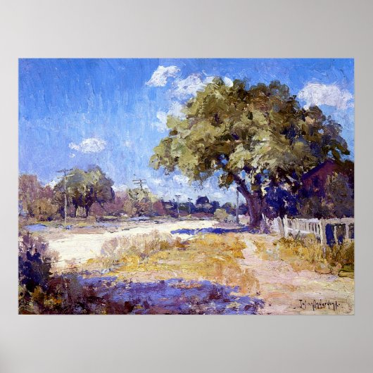Poster Onderdonk - Paysage texan (Devant)