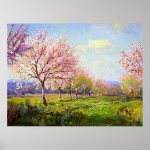Poster Onderdonk - Peach Orchard On Mavericks Farm 1915
