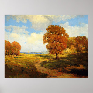 Poster Onderdonk - Vue de la mer, Long Island