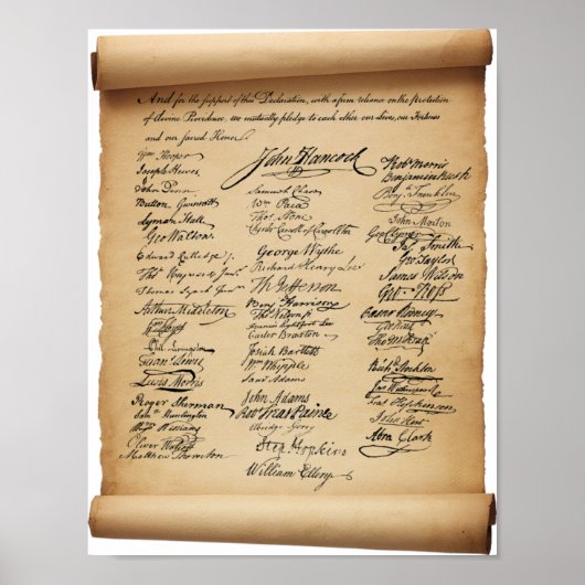 Poster ondertekenaars (Voorkant)