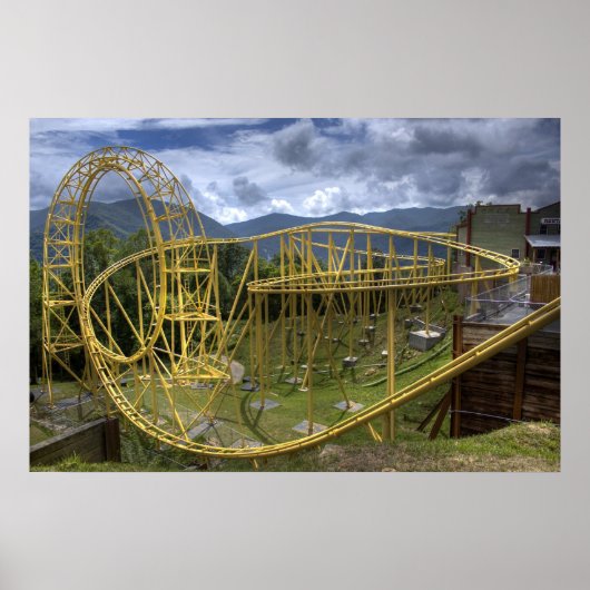 poster "Onderzetter bergtop" (Voorkant)