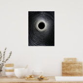 Poster Ondes à trous noirs (Cuisine)