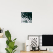 Poster Ondes de l'océan foncé (Bureau à domicile)