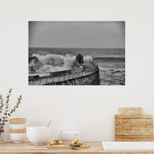 Poster ondes portreath (Cuisine)