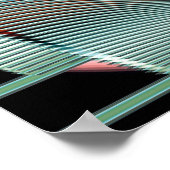 Poster ondes rayonnantes (Coin)