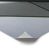 Poster onduler des formes abstraites sur une façade de bâ (Coin)