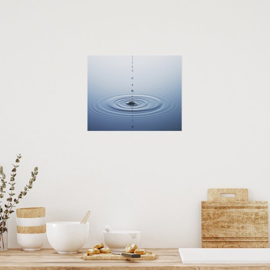 Poster Onduler sur l'eau (Cuisine)