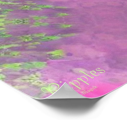 Poster Onduleurs AI Imaginaire Art numérique Imprimer Mot (Coin)