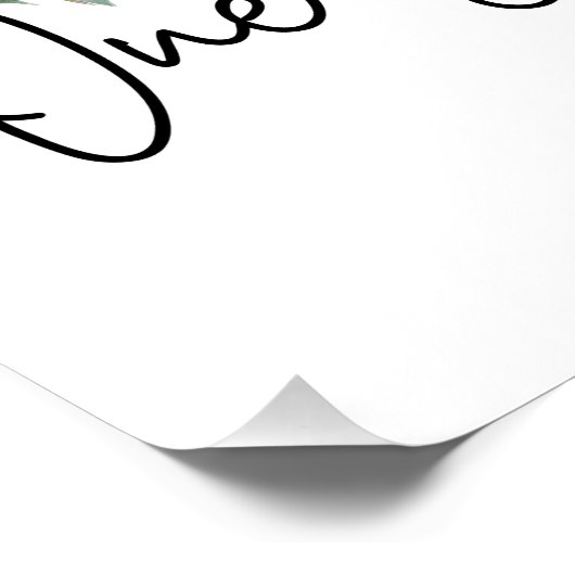 Poster One Day at a Time Inspirational Quote Wildflowers (Coin)