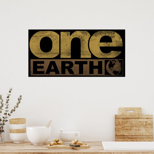 Poster One Earth (Cuisine)