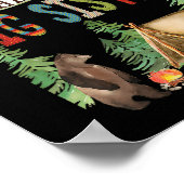 Poster One Happy Big Sister Camper First Birthday Camng B (Coin)