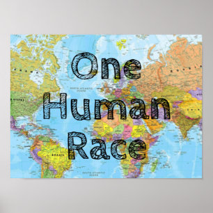 Poster One Human Race