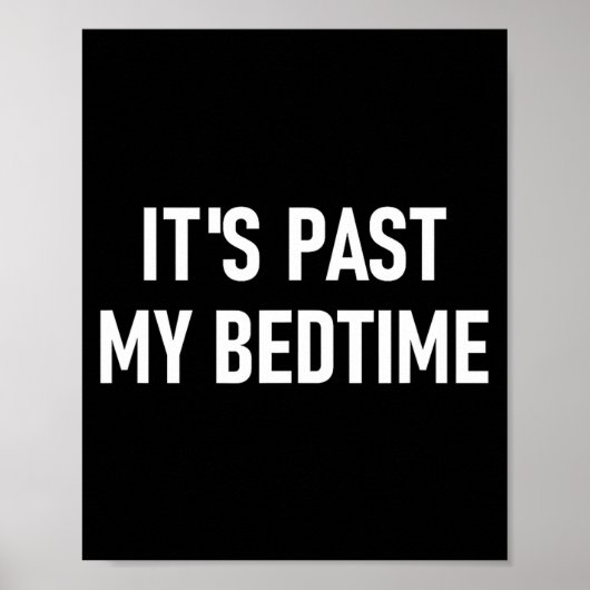 Poster One-liners, Quotes, Humor Designs, Gag _ It's Past (Devant)