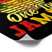 Poster One Love Jamaïque Summer Family Vacation Jamaican (Coin)