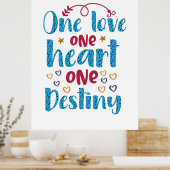 Poster | One Love One Heart One Destiny (Cuisine)
