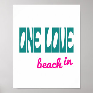 Poster One Love (taille d'image standard)