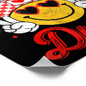 Poster One Loved Dude Checkered Heart Valentines Day Boys (Coin)