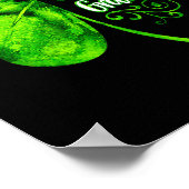 Poster One Lucky Grandma Shamrock Grandma St Patricks Day (Coin)