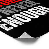 Poster One Motorcycle Is Never Enough Funny Biker Quote F (Coin)