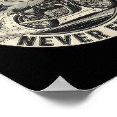 Poster One Motorcycle Is Never Enough Funny Bikers Riders (Coin)