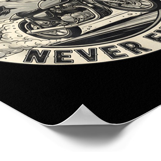 Poster One Motorcycle Is Never Enough Funny Bikers Riders (Coin)