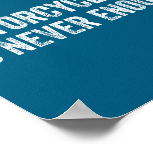 Poster One Motorcycle Is Never Enough Funny Motorcycle Bi (Coin)