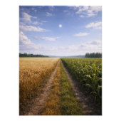 Poster One Path Forward – Minimalist Symbolic Landscape (Devant)