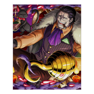 Poster One piece Monsieur Crocodile