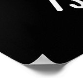 Poster One Plus One Est Drôle Dentelle Tooth Pun Dentaire (Coin)