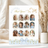 Poster One Silly Goose Boy 1st Birthday Photo Milestone