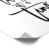 Poster One Thing At a Time Inspirational Quote (Coin)