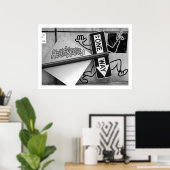 Poster "One Way" à Hell's Kitchen New York City (Bureau à domicile)