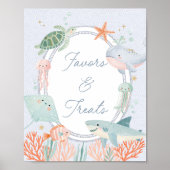 Poster Oneder la mer Nautilus Océan Faveurs & Traités (Devant)