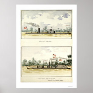 Poster Oneota blindé par D.M.N. Stouffer 1864