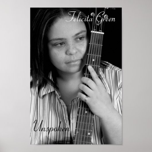 poster "ongesproken" (Voorkant)