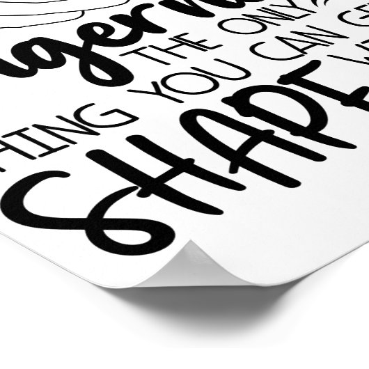 Poster Ongles de doigt Citation Nail Technicien Clou A (Coin)