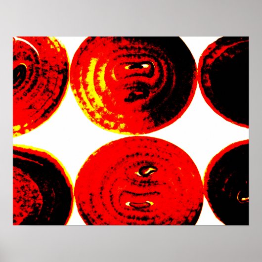 Poster Onion slices (Devant)