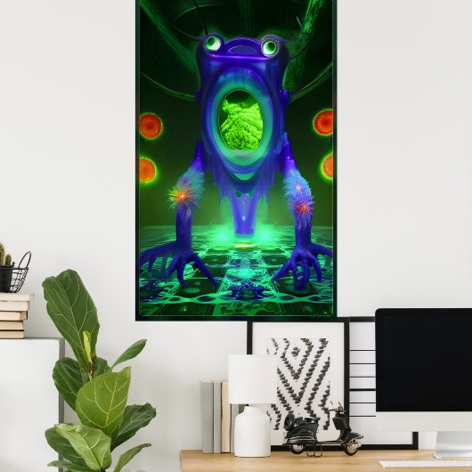 Poster Only Half Afraid (Bureau à domicile)